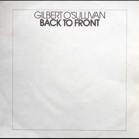 Gilbert O'Sullivan - Back To Front (1972) [1LP]