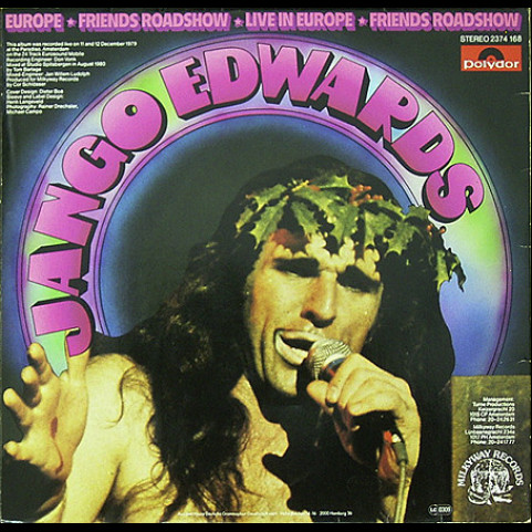 Jango Edwards & Friends Roadshow - Live In Europe (1980) [1LP]