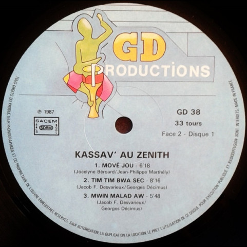 Kassav' - Kassav' Au Zenith (1987) [2LP]