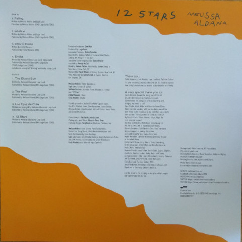 Melissa Aldana - 12 Stars (2022) [1LP]