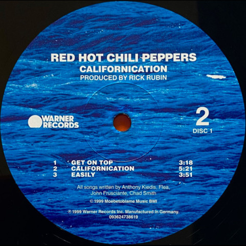 Red Hot Chili Peppers - Californication (2021) [2LP]