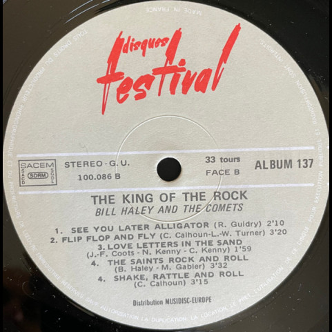 Bill Haley And His Comets - The King Of Rock [2LP]