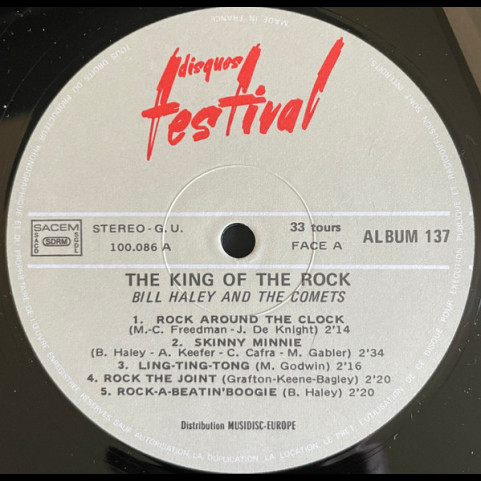 Bill Haley And His Comets - The King Of Rock [2LP]
