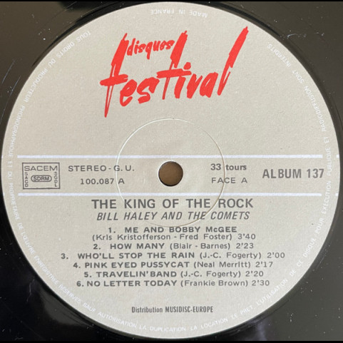 Bill Haley And His Comets - The King Of Rock [2LP]