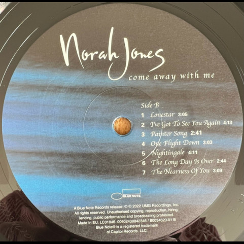 Norah Jones - Come Away With Me (2022) [1LP]