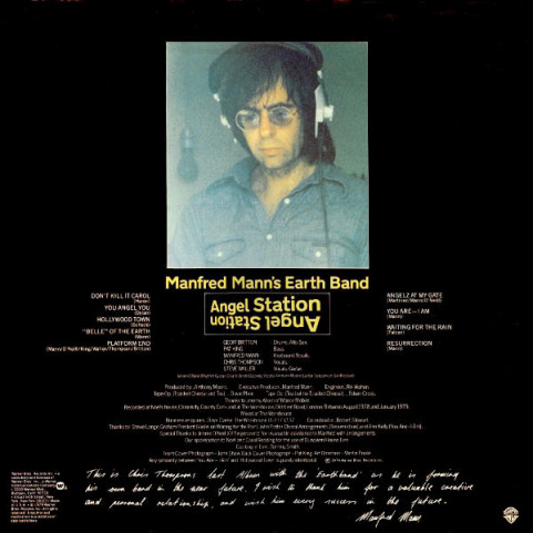 Manfred Mann's Earth Band - Angel Station (1979) [1LP]