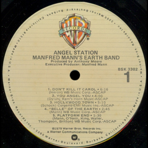 Manfred Mann's Earth Band - Angel Station (1979) [1LP]