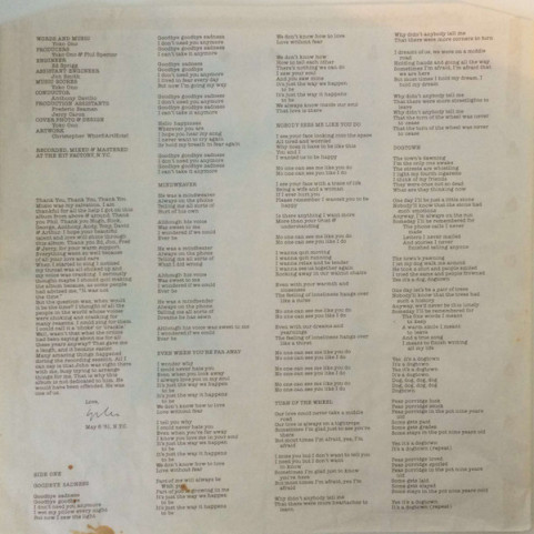 Yoko Ono - Season Of Glass (1981) [1LP]