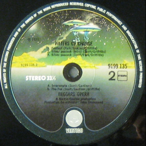 Beggars Opera - Waters Of Change [1LP]