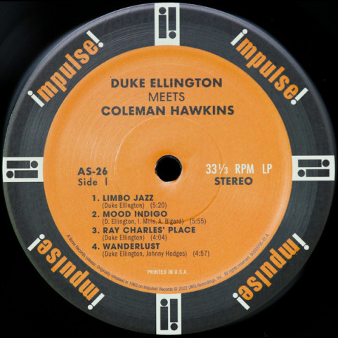 Duke Ellington Meets Coleman Hawkins - Duke Ellington Meets Coleman Hawkins (2022) [1LP] 180g