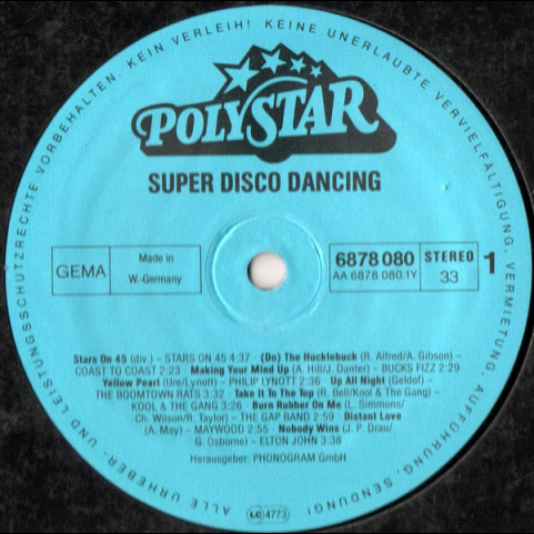 Various - Super Disco Dancing (1981) [1LP]
