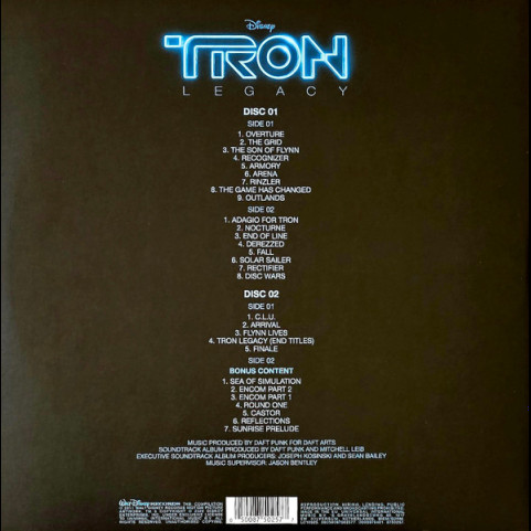 Daft Punk - TRON: Legacy (Vinyl Edition Motion Picture Soundtrack) (2022) [2LP]