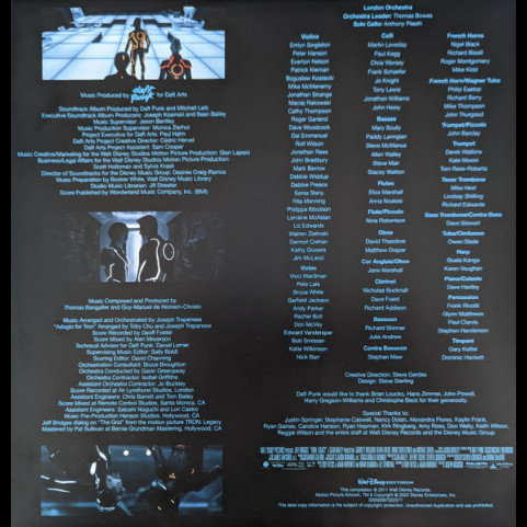 Daft Punk - TRON: Legacy (Vinyl Edition Motion Picture Soundtrack) (2022) [2LP]