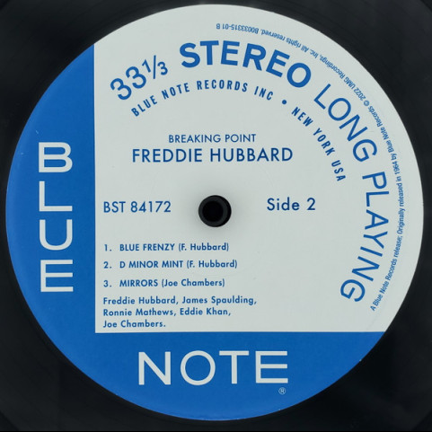 Freddie Hubbard - Breaking Point (2022) [1LP] 180g