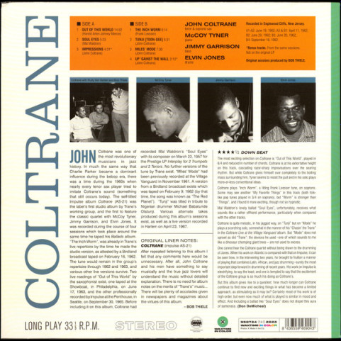 John Coltrane - Coltrane (2022) [1LP] 180g