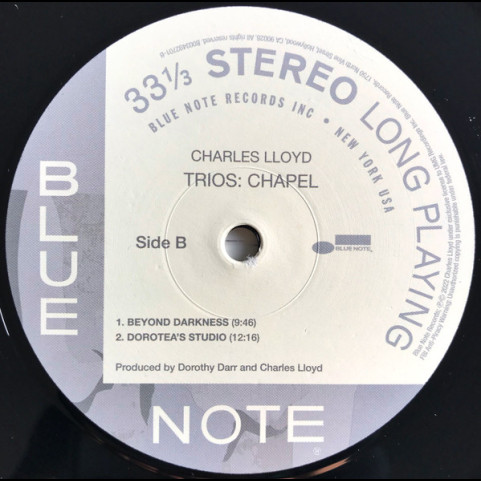Charles Lloyd - Trios: Chapel (2022) [1LP]