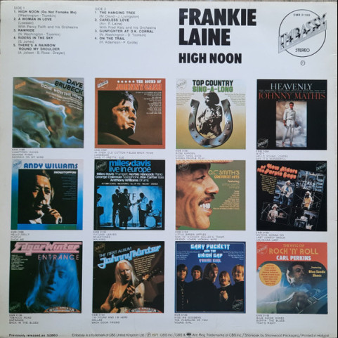 Frankie Laine - High Noon [1LP]