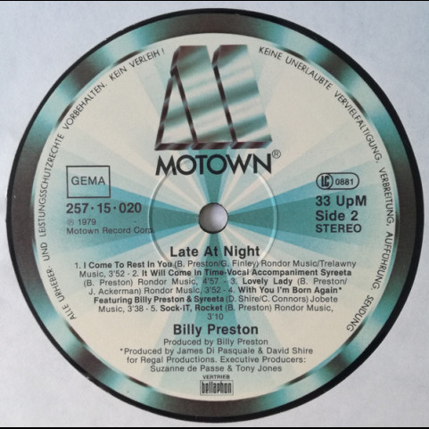 Billy Preston - Late At Night [1LP]