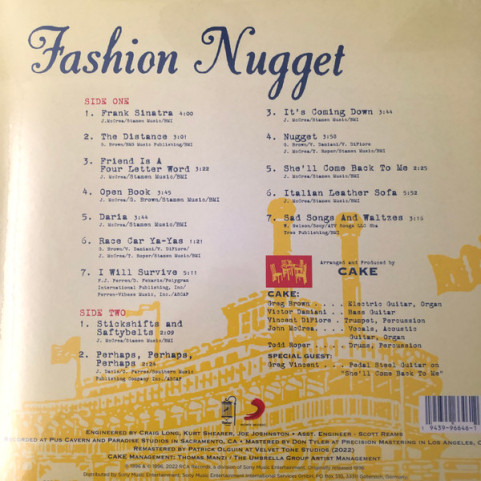 Cake - Fashion Nugget (2022) [1LP] 180g