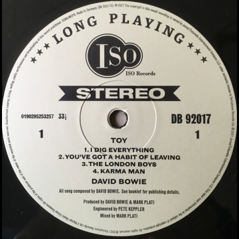David Bowie - Toy (2022) [1LP]