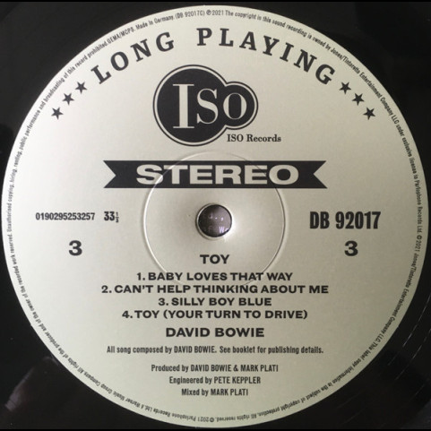 David Bowie - Toy (2022) [1LP]