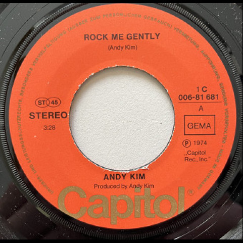 Andy Kim - Rock Me Gently (1974) [7"]