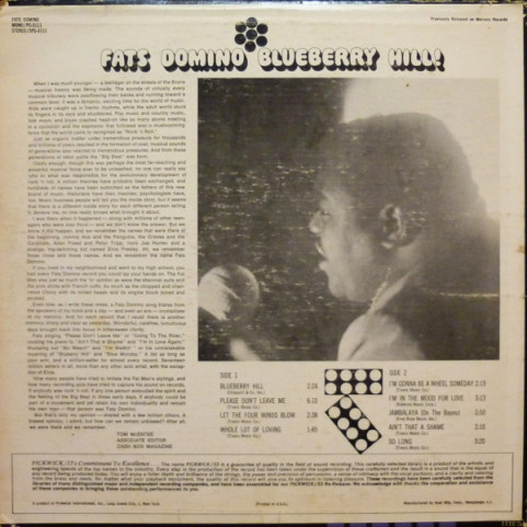 Fats Domino - Blueberry Hill [1LP]