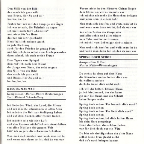 Marius Müller-Westernhagen - Das Herz Eines Boxers (1990) [1LP]