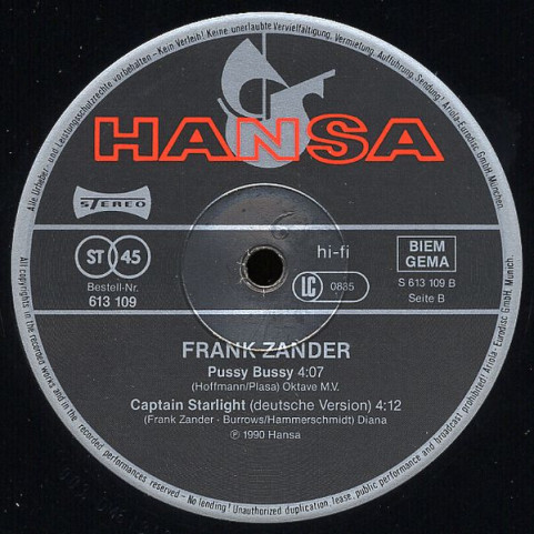 Frank Zander - Der Ur-Ur-Enkel Von Frankenstein - Remake '90 (1990) [12"]