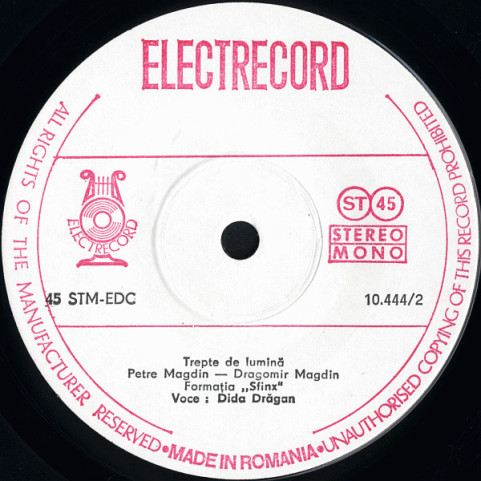 Dida Drăgan - Glas De Păduri / Trepte De Lumină (1975) [7"]