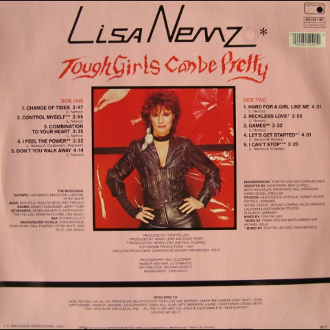 Lisa Nemzo - Tough Girls Can Be Pretty (1985) [1LP]