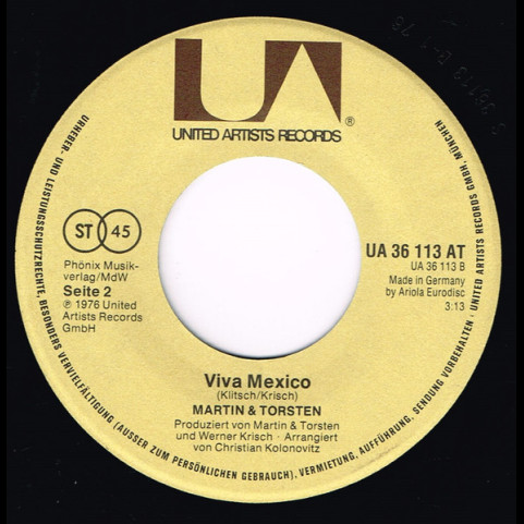 Martin & Torsten - Donna Manuela (1976) [7"]