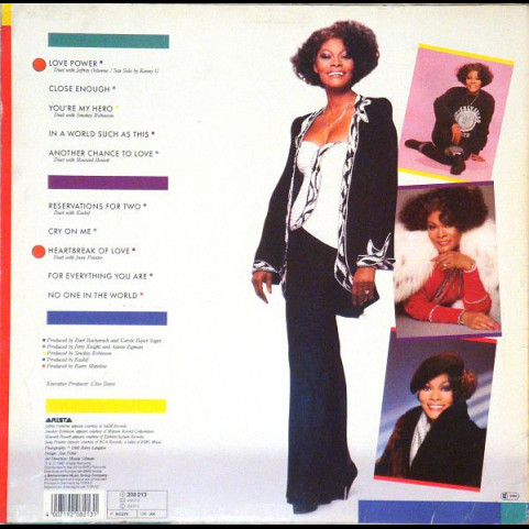 Dionne Warwick - Reservations For Two (1987) [1LP]