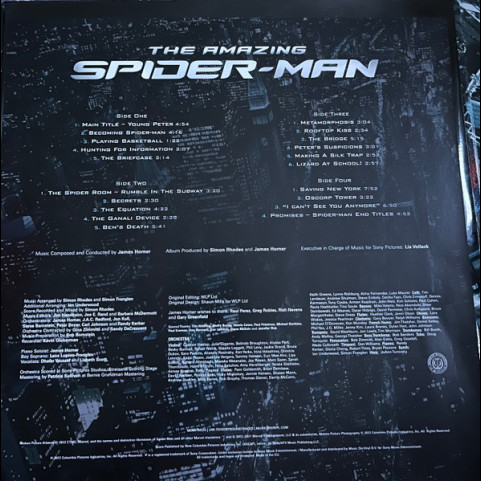 James Horner - The Amazing Spider-Man (2022) [2LP]
