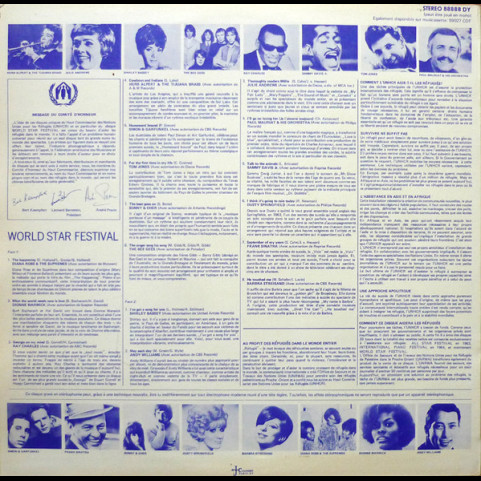 Various - World Star Festival (1969) [1LP]