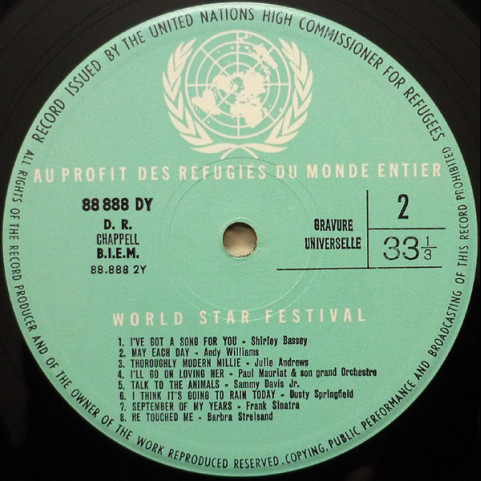 Various - World Star Festival (1969) [1LP]