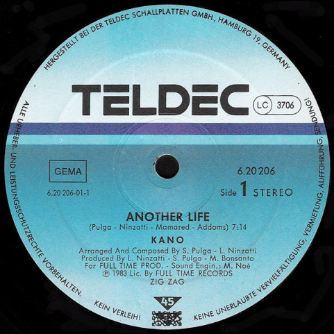 Kano - Another Life (1983) [12"]