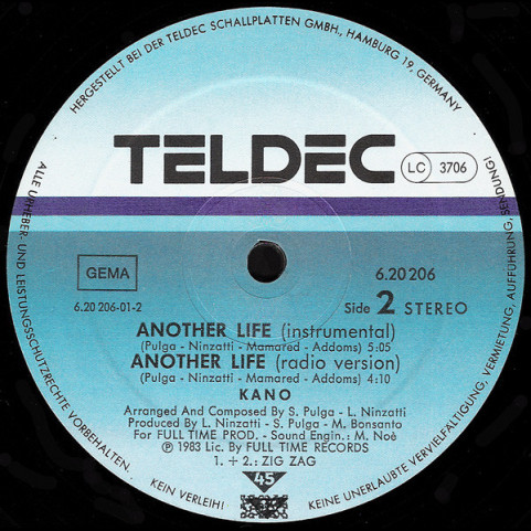 Kano - Another Life (1983) [12"]
