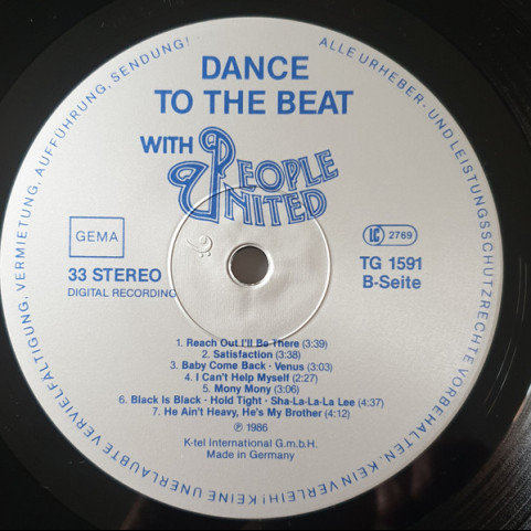 People United - Dance To The Beat With People United (1986) [1LP]