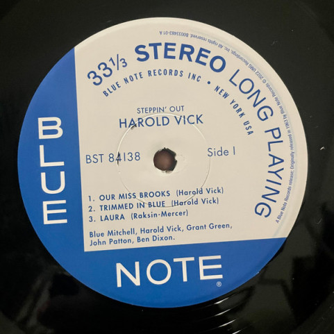 Harold Vick - Steppin' Out! (2022) [1LP] 180g