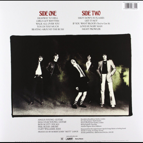 AC/DC - Highway To Hell (2009) [1LP] 180g