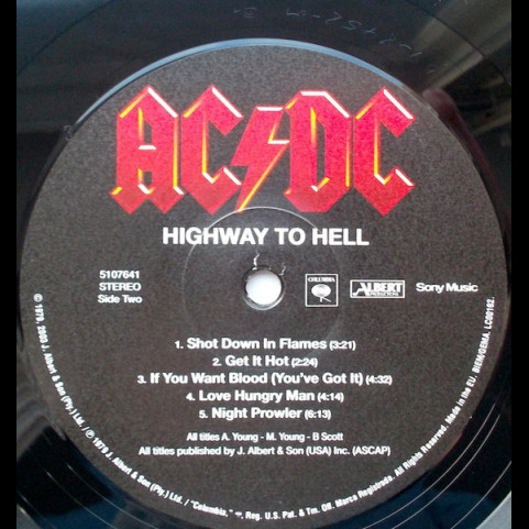 AC/DC - Highway To Hell (2009) [1LP] 180g