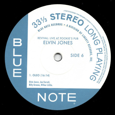 Elvin Jones - Revival (Live At Pookie's Pub) (2022) [3LP] 180g
