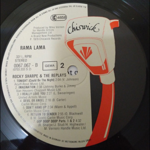 Rocky Sharpe & The Replays - Rama Lama (1979) [1LP]