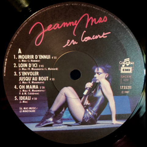 Jeanne Mas - Jeanne Mas En Concert (1987) [2LP]