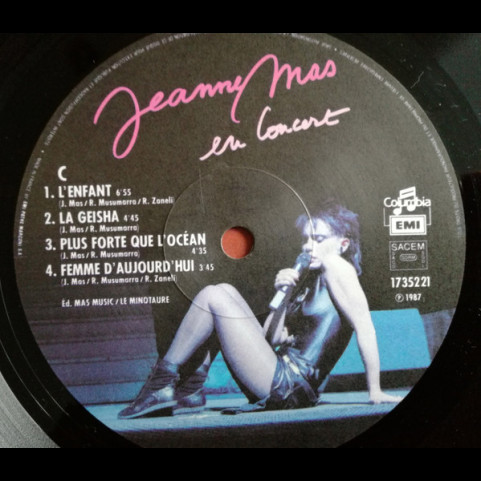 Jeanne Mas - Jeanne Mas En Concert (1987) [2LP]