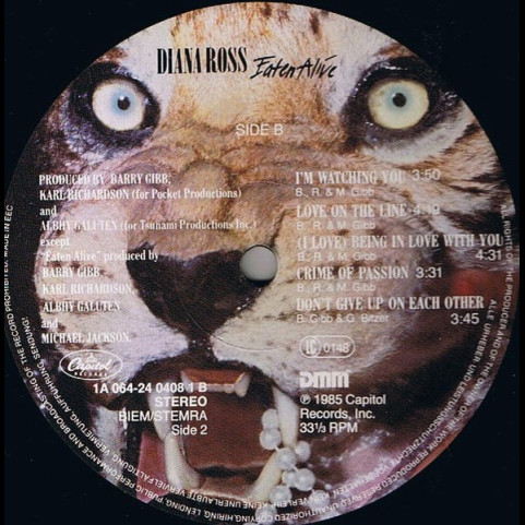 Diana Ross - Eaten Alive (1985) [1LP]