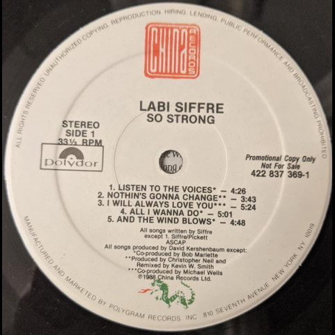 Labi Siffre - So Strong (1988) [1LP]