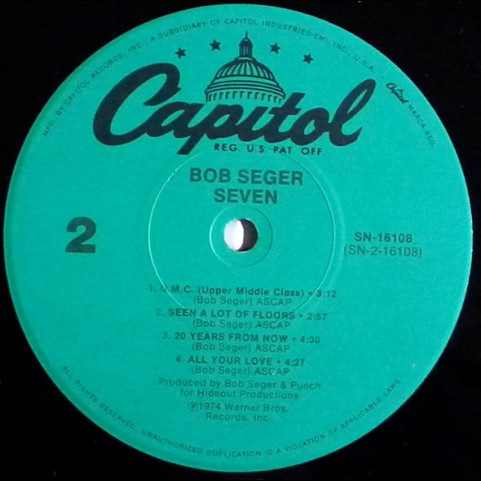 Bob Seger - Seven [1LP]