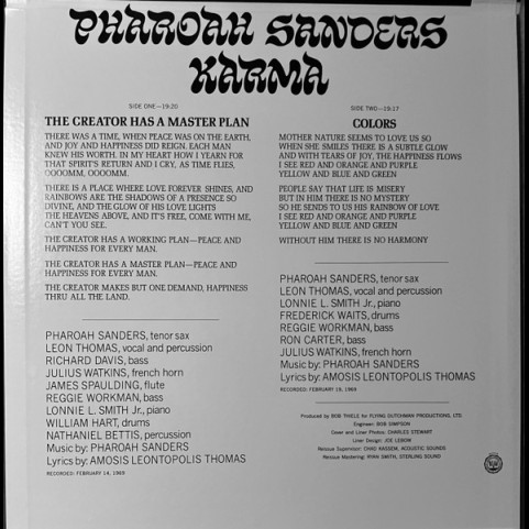 Pharoah Sanders - Karma (2022) [1LP] 180g